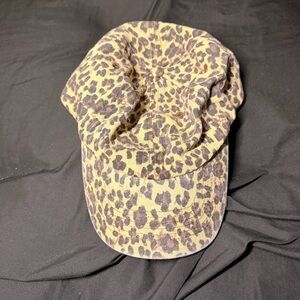 Anthropologie Animal Print Cap